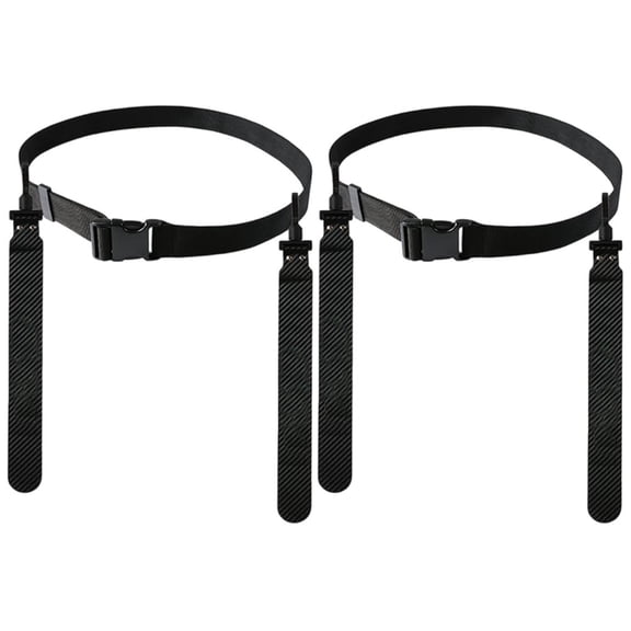 Hfppkn 2 Pack Flag Football Waist Belt Set with 2 Flags Audible Pop for Adult Recreational Play 120cm Black
