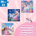 thumbnail image 7 of homicozy Unicorn Magnetic Puzzles for Kids,36pcs Travel Puzzles for Kids Ages 3-8,Girls Puzzle for Improve Intelligence,Toddler Jigsaw Puzzles,Airplane Activities for Kids Birthday Gifts, 7 of 7