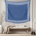 thumbnail image 5 of Dark Blue Retro Greek Key Tapestry for Bedroom Wall Hanging Tapestry, Geometric Greece Ancient Rustic Ceiling Backdrop Tapestries Poster Blanket Wall Decor for Teens Room Living Room Dorm 39" x 59", 5 of 8