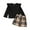 Black, variant on Happy Town Toddler Girl Fall Outfits Ruffle Top & Plaid Skirt with Hat 3-Piece Set,Size 12M-5T