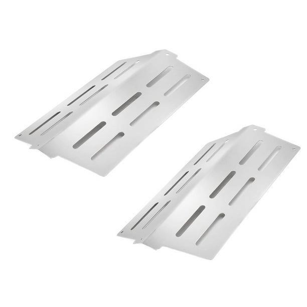2pcs Barbecue Heat Deflectors Stainless Steel Grill Parts Replacement