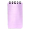 thumbnail image 2 of CHENjy Small Spiral Notebook, Colorful Pocket Memo with Top Coil Design, Lined Portable Journal for Daily Writing and Note Taking, Light Violet, 2 of 7