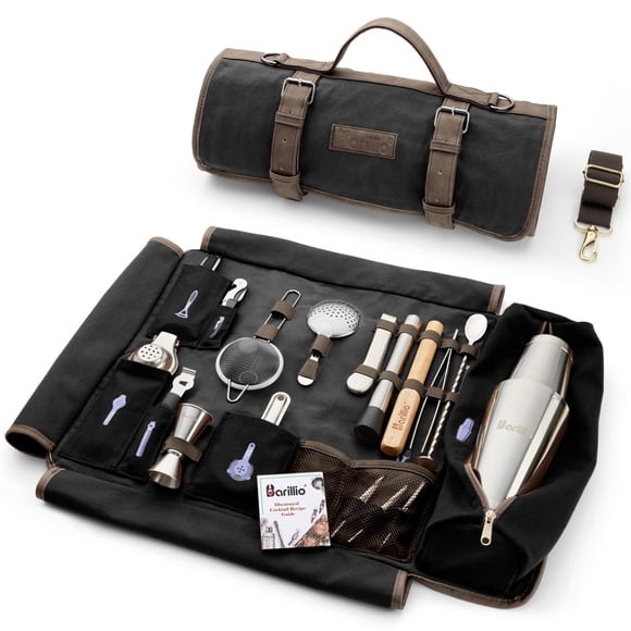 Set Barillio para bartender en bolsa con coctelera