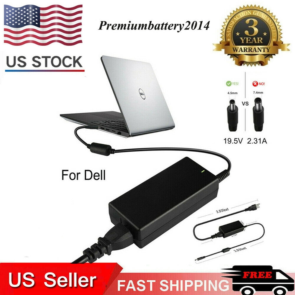 yan AC Adapter Charger Power Supply for Dell Inspiron 14-3465 P25T P69G P69G001 P76G 