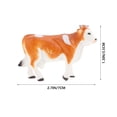 thumbnail image 2 of Mini Vache 4 Pcs Mini Simulation Ornements Animaux Sauvages Jouets pour Enfants, 2 of 8