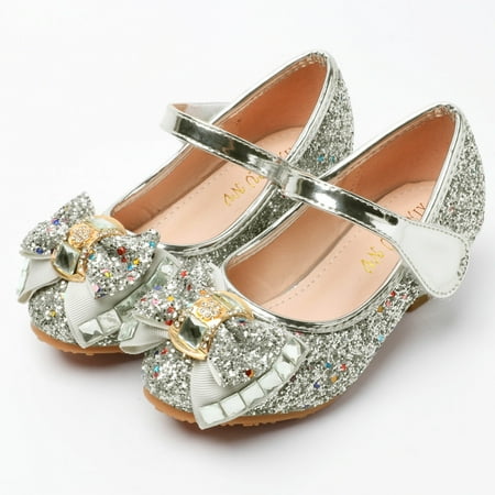 

Baby shoes Infant Kids Baby Girls Pearl Crystal Bling Bowknot Single Princess Shoes Sandals CHMORA