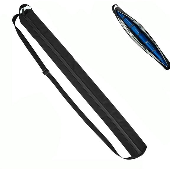 Triani 1Pcs Beer Sleeve for Golf Bag 7-Can Insulated Cooler Sleeve Beer Drink Accessories Sling Cooler Small Soft Insulated Beer Cooler Holds (Black)