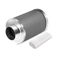 thumbnail image 1 of 4 Inch Air Carbon Filter Odor Control, Reversible Flange, Pre-Filter Included, Smelliness Scrubber for Grow Tent Rooms, 1 of 5