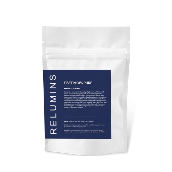 Fisetin Powder 25g – Medical Grade 98% Purity – Premium Plant-Based Supplement for Focus, Daily Balance & Natural Vitality – Easy to Mix, Lab-Tested Flavonoid