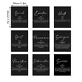 thumbnail image 4 of Advancent Pósteres de letras en blanco y negro, arte de pared de papel inspirador, cuadros de decoración motivacional para el hogar, rutina de oficina Decoración del hogar Ejecución Advancent HA061942-02B, 4 of 6