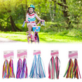 thumbnail image 2 of 1 Pair Kids Bicycle Tassel Ribbon,Children Scooter Handlebar Streamers Bicycle Grips Ribbon Baby Carrier Accessories Easy Attach to Bike's Handlebars, 2 of 7