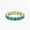 Yellow Plated, variant on Apatite Gemstone Full Eternity Band Ring, Yellow Gold Plated 925 Sterling Silver Ring, Stackable Ring, Vintage Inspired Blue Stone Ring, Gift for Her