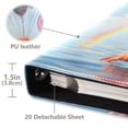 thumbnail image 4 of Leather Cover Photo Album 80 Pockets 4x6 Photos Bookshelf Picture Album Flamingo Balloon Rainbow, 4 of 9