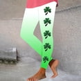 thumbnail image 2 of DDAPJ pyju St. Patrick's Day Leggings for Women Novelty Holiday Party Tights Stretchy High Waisted Casual Yoga Pants Birthday Gifts Green S, 2 of 5