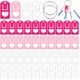 thumbnail image 1 of 36 unidades de gotas de hilo dental acrílico en 4 estilos, 4,6 x 2,3 x 0,25 cm, con forma de escudo, para enrollar hilo dental, con 2 anillos de hierro articulados., 1 of 5