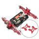 thumbnail image 5 of Paquete De 2 RC Car Shock Para JLB 1/10 Truck Model Parts Rojo perfke Soporte de torre de choque RC, 5 of 9