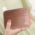 thumbnail image 4 of Credit Card Holder Genuine Leather Card Case Wallets, 4 of 5