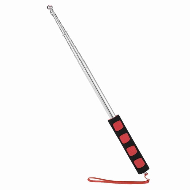 Generic 2m Retractable Flagpole Outdoor Flagpole Teaching Pointer Guide Flagpole Stainless Steel Flagpole, Telescopic Handheld Flagpoles, For Travel And Outdoor Use