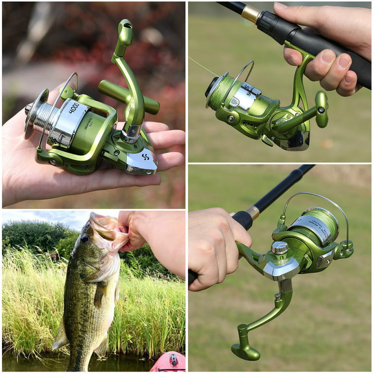 Anti-reverse Spinning Fishing Reels 5.2:1 Right Hand/Left Hand C40/60 –  ghilliesuitshop