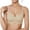 Beige, variant on Summer Seamless Lightly Bras for Women Thin Ice Soft Comfort Bra Breathable Cool Bralettes with Sparkly Spaghetti Strap Black M