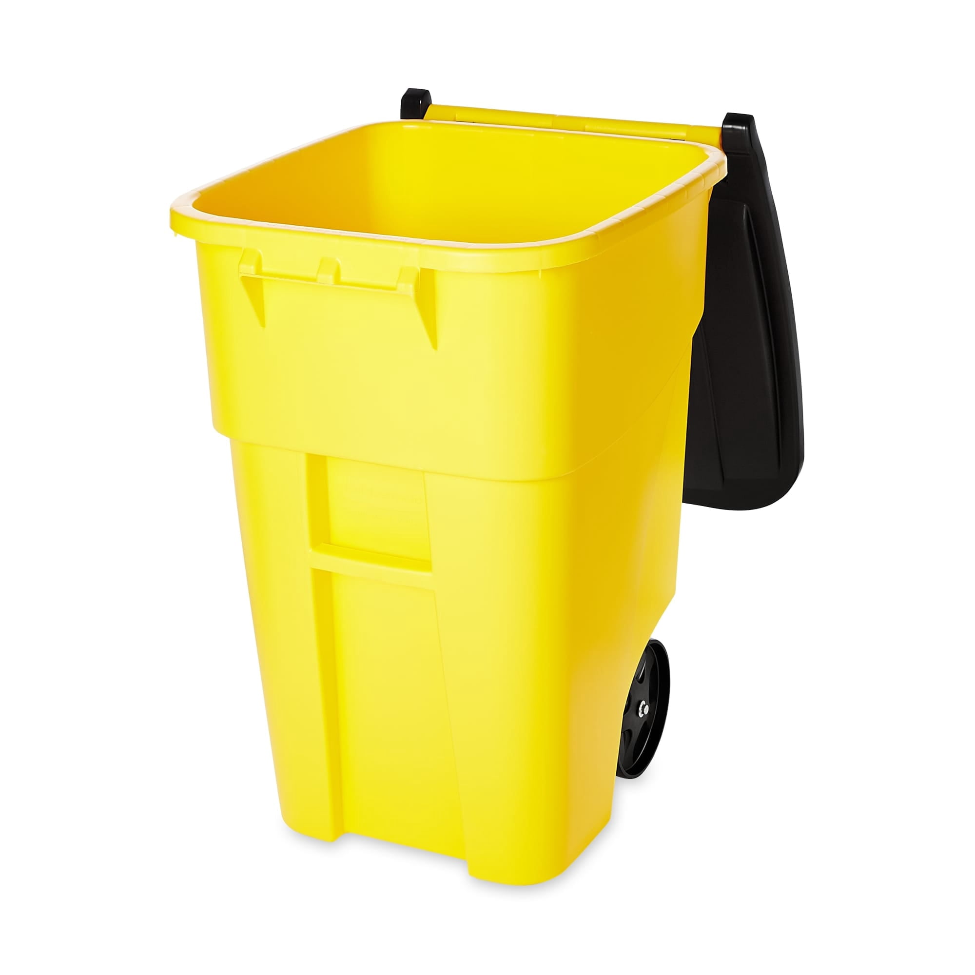 Rubbermaid Commercial Products 50 Gallon Rollout Trash Can, Blue