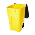 thumbnail image 4 of Rubbermaid Commercial Products 50 Gallon Rollout Trash Can, Blue, 4 of 8
