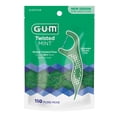thumbnail image 2 of GUM Twisted Mint Floss Picks - Twisted Threads, Shred-Resistant Floss, Easy Grip Handle, 150 Count, 2 of 10