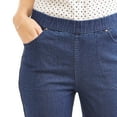 thumbnail image 3 of RealSize Women's 4 Pocket Stretch Pull On Bootcut Jeans, Sizes S-XXL, Available in Petite, 3 of 4