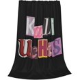 thumbnail image 6 of Kali Actress Uchis Flannel Blanket Air Conditioning Blanket Nap Blanket Sofa Throw Blanket Throw Blankets 80"X60", 6 of 6