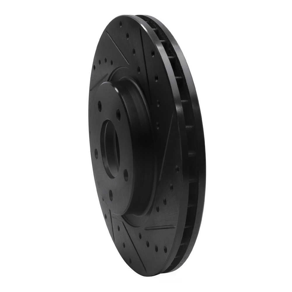 Dynamic Friction Company 633-20011R DFC Brake Rotor - Drilled And Slotted - Black