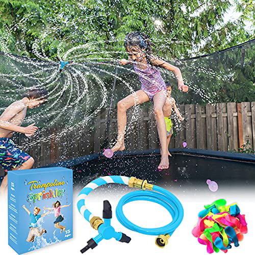 Perfect Trampoline Water Accessories Trampoline Sprinkler 360 Degree Water Sprinkler for Trampoline Kids Summer Outdoor Water Game Toys 
