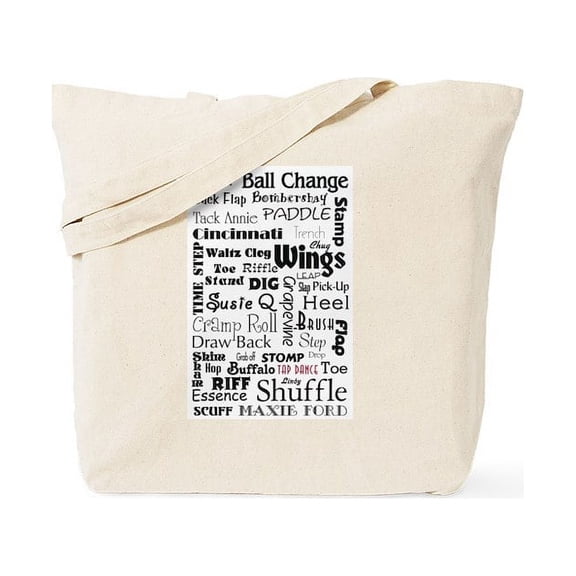 CafePress - Tap Steps Collage Tote Bag - Unisex Canvas Tote Bag, Beige, 1-Piece
