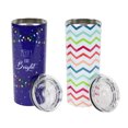 thumbnail image 4 of Built Holiday Tumblers 20oz Stainless Steel, Lights and Chevron Set of 2, 4 of 8