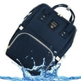 thumbnail image 5 of Large Capacity Diaper Bag Backpack, Anti-Water Mummy Maternity Nappy Bags Changing Bags with Insulated Pockets, Waterproof and Stylish, Multi-functional Travel Backpack for baby care, Blue, 5 of 8