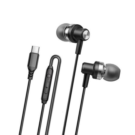 Superior Sound Type C Corded Earbuds Earphones Digital Decoding for Music Lovers