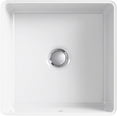 thumbnail image 2 of Kohler K-8188-0 11 x 11 in. Verticyl Square UC Lavatory Bathroom Sink with Overflow Drain, White, 2 of 9