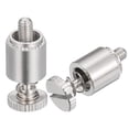 thumbnail image 1 of 5 Pack M3x0.5x9.5mm Panel Spring Screws, PFC2 Knurled Head Spring Screws, 1 of 5