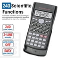 thumbnail image 2 of Calculadoras científicas YesBes, paquete de 24 con 240 funciones, 2 of 6