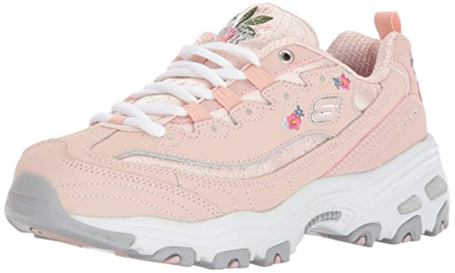 light pink skechers