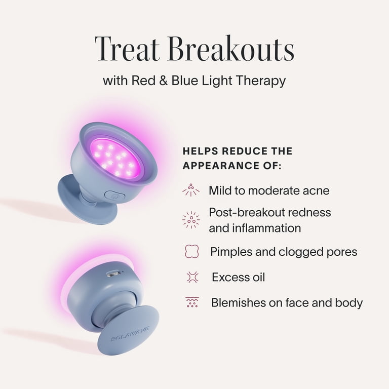 Solawave Bye Acne Spot Treatment, Red & Blue Light Therapy photo 3