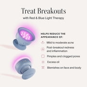 Solawave Bye Acne Spot Treatment - Red & Blue Light Therapy Device for Face & Body - Reduces Redness & Inflammation