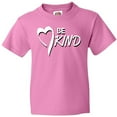 thumbnail image 3 of Inktastic Be Kind with Heart Ribbon in White Text Youth T-Shirt, 3 of 5