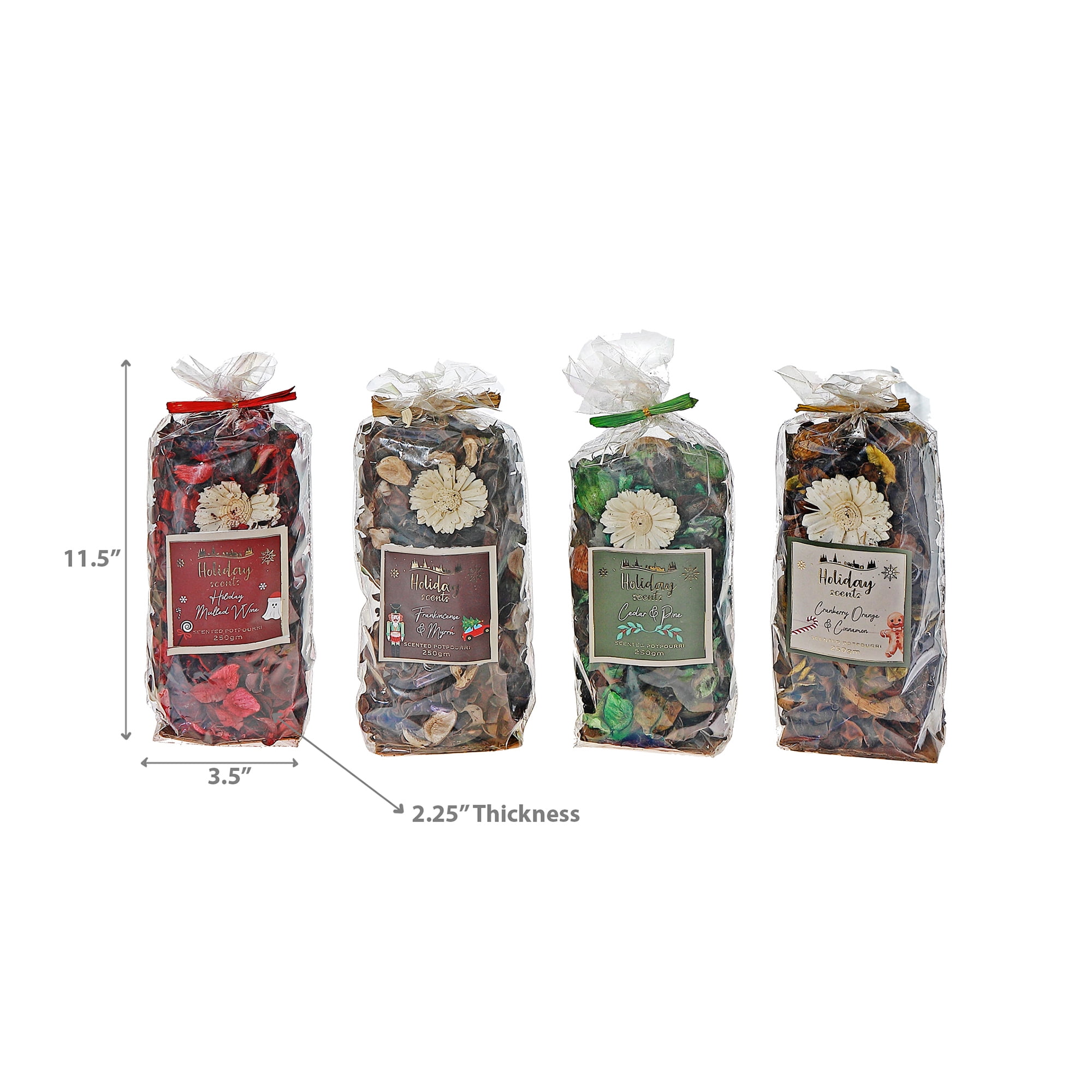 Winter Solstice 250G Pot Pourri (Asstd) - Set of 4