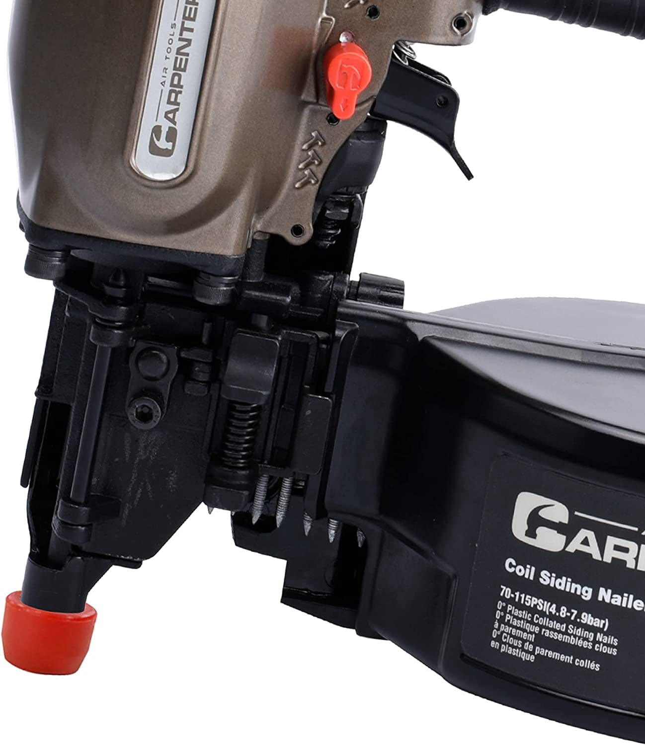 Carpenter Air Tools CCN65Z 0 Degree 1-1/2″ to 2-1/2″ Pneumatic Coil Siding Nailer