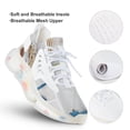 thumbnail image 3 of Blue Sand Beach Sea Shells Walking Shoes for Men Woman Lightweight Tennis Fashion Elastic Sports Shoes Cushion Basketball Shoes, 3 of 7