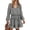 Grey, variant on BTFBM Long Sleeve Summer Dresses for Women Casual Tie Neck Ruffle Tiered A Line Mini Spring Wedding Guest Dress