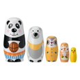 thumbnail image 2 of 5 Piezas de Matryoshka , Juguete Apilable Clásico, Rusa , Decoración de Juguetes, , Regalos de Hall Baoblaze muñecas de anidación, 2 of 8