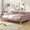 Pink, variant on Euroco Upholstered Full Bed, Sofa Bed Daybed with Armrest for Living Room, Pink