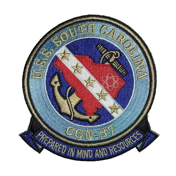 U.S.S. SOUTH CAROLINA CGN-37 Patch – Sew On