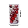 thumbnail image 3 of 2024 Personalized Christmas Ball Ornaments Sets Christmas Tree Decoration 30pcs Set Transparent Christmas Set Christmas Tree Pendant Christmas Decoration, 3 of 9